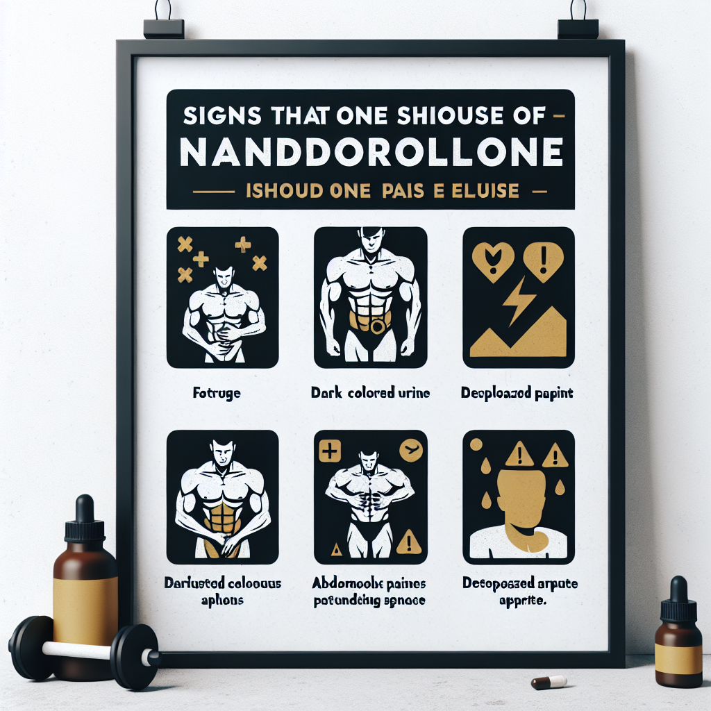 Qué señales indican que debes pausar el uso de Nandrolona