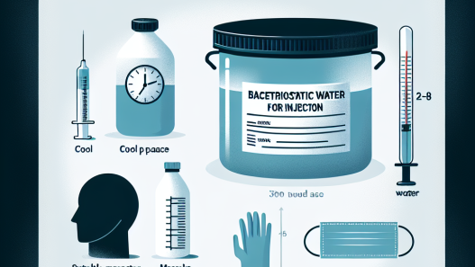 Cómo almacenar correctamente Agua bacteriostática para inyección