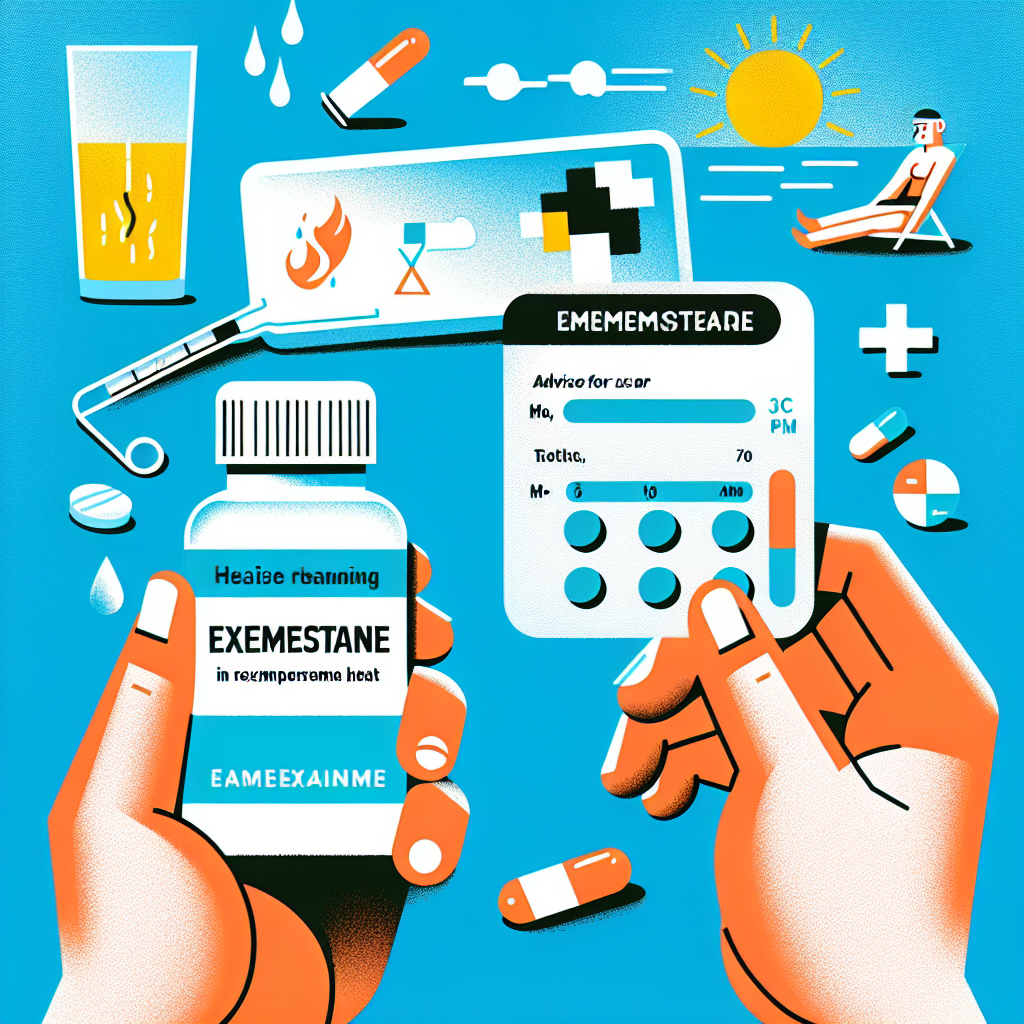 Consejos para usar Exemestane en calor extremo