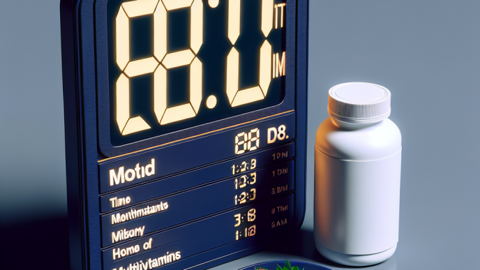 La mejor hora del día para tomar Vitamines