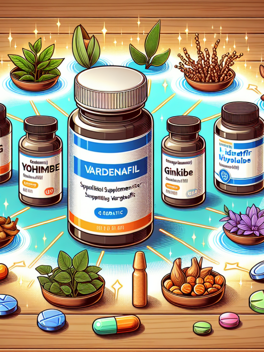 ¿Qué suplementos combinan bien con Vardenafil (Levitra Generic)?