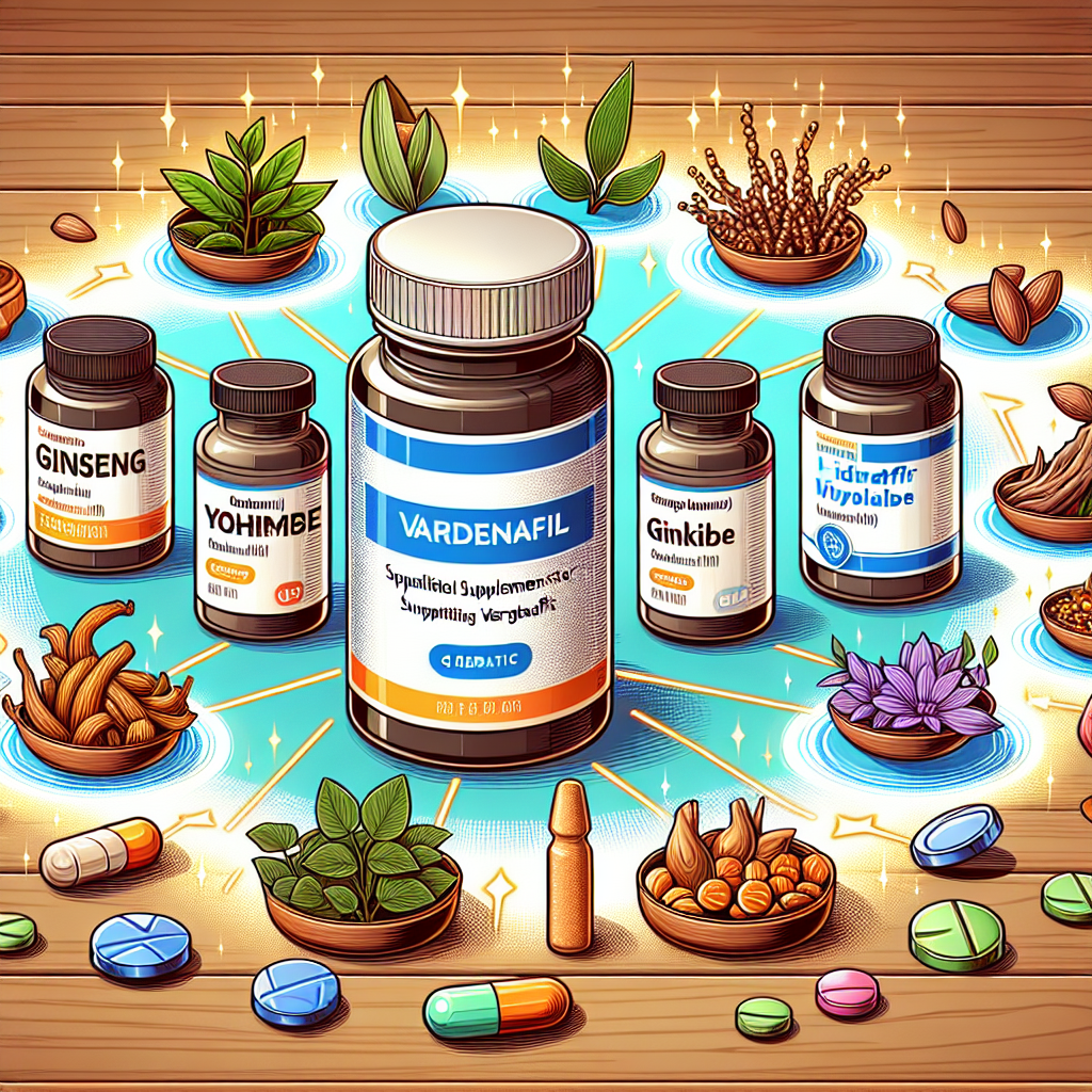 ¿Qué suplementos combinan bien con Vardenafil (Levitra Generic)?