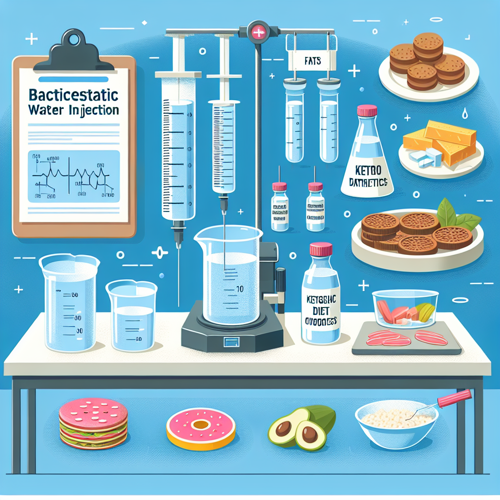 Uso de Agua bacteriostática para inyección con dieta cetogénica