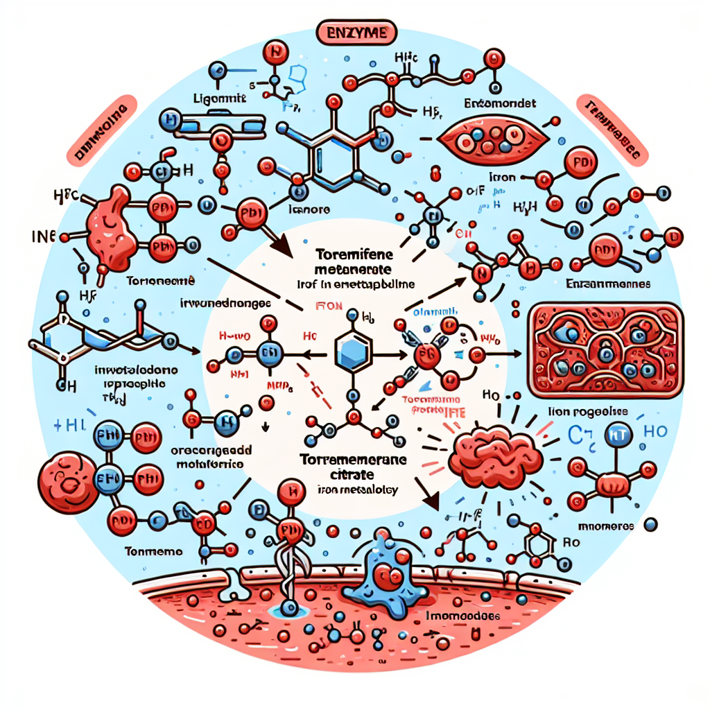 Cómo afecta Citrato de toremifeno al metabolismo del hierro