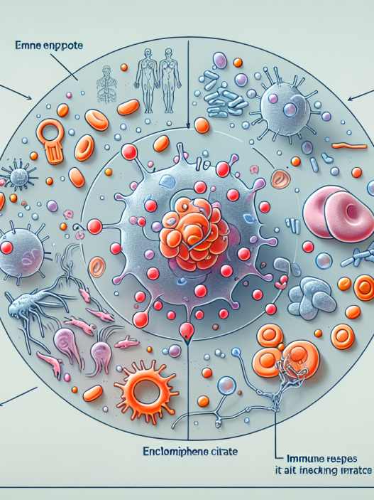 Cómo afecta Enclomiphene citrate al sistema inmunológico
