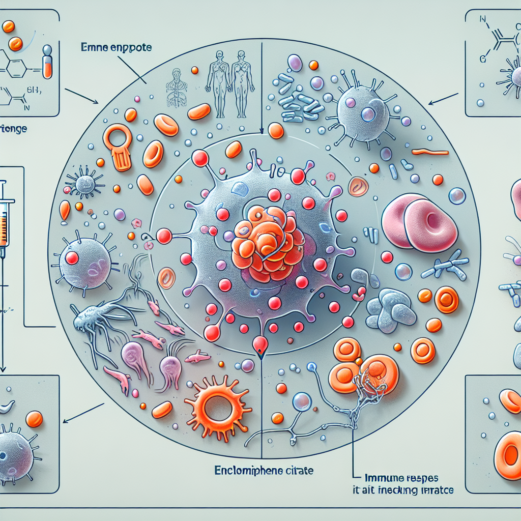 Cómo afecta Enclomiphene citrate al sistema inmunológico