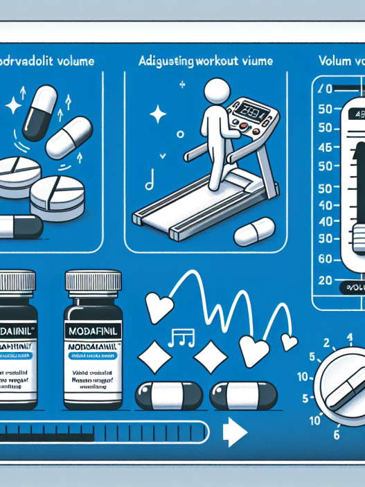 Cómo ajustar el volumen de entrenamiento al usar Modafinil (Provigil)
