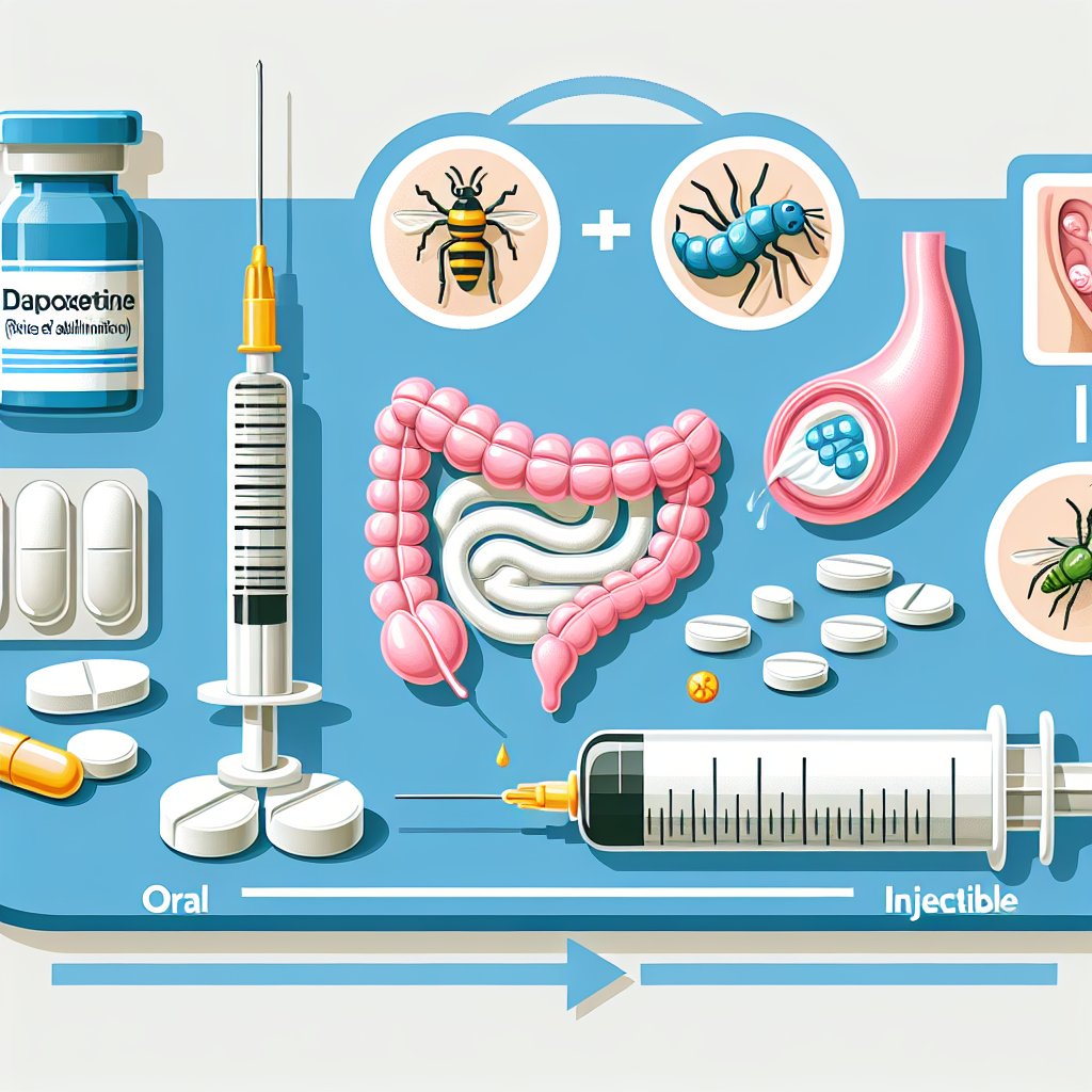 Diferencias entre Dapoxetine (Priligy) oral e inyectable