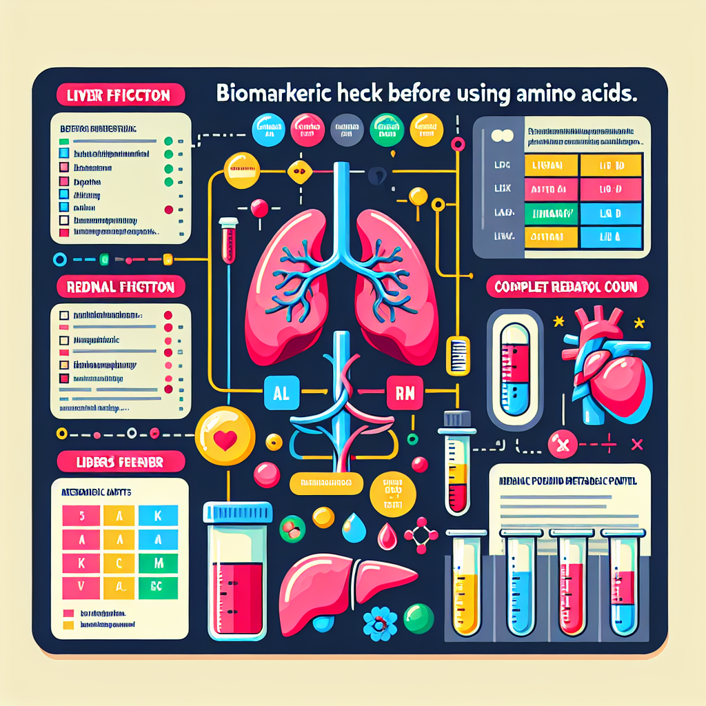 Qué biomarcadores revisar antes de usar Aminoácidos