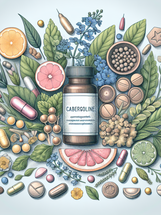 ¿Qué suplementos combinan bien con Cabergolina?