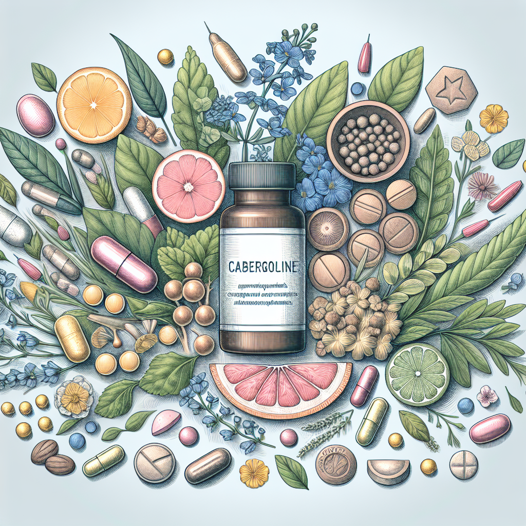 ¿Qué suplementos combinan bien con Cabergolina?