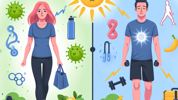 Cómo influye Salud inmunológica en el rendimiento al final del día