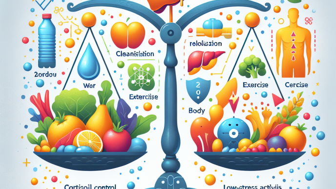 Limpieza y desintoxicación y control de cortisol